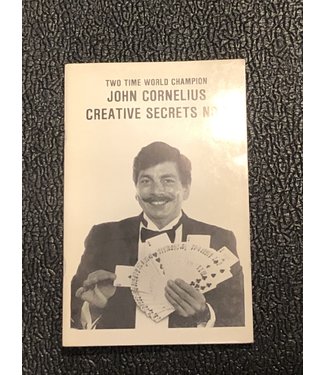 Used Book - John Cornelius Creative Secrets No. 1 By John Cornelius 1988 Soft Cover Pamphlet