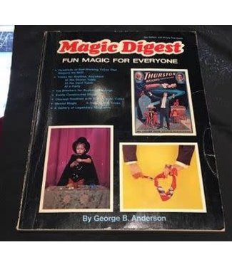 Book USED The Magic Digest by George B. Anderson 1st Ed 1972  Soft Cover F