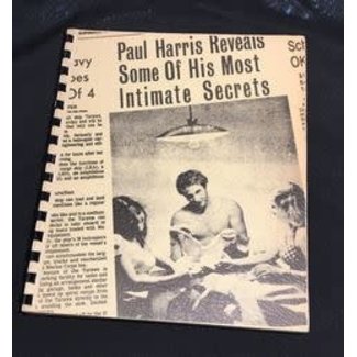 Book USED Paul Harris Reveals Some Of His Most Intimate Secrets by Paul Harris 1976 Spiral VG