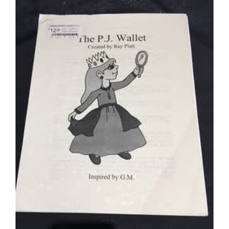 Book - USED P.J. Wallet Instruction Manual by Ray Piatt - Inspired by G.M. (M7)