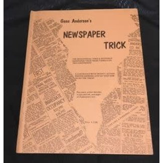 Used Gene Anderson's Newspaper Trick by Gene Anderson NOTES
