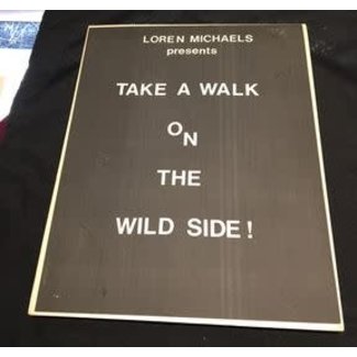 Used Lorne Michaels Presents Take A Walk On The Wild Side NOTES
