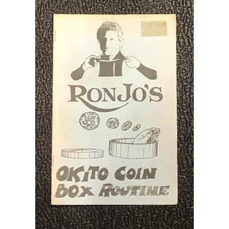 USED Ronjo's Okito Coin Box Routine - Book