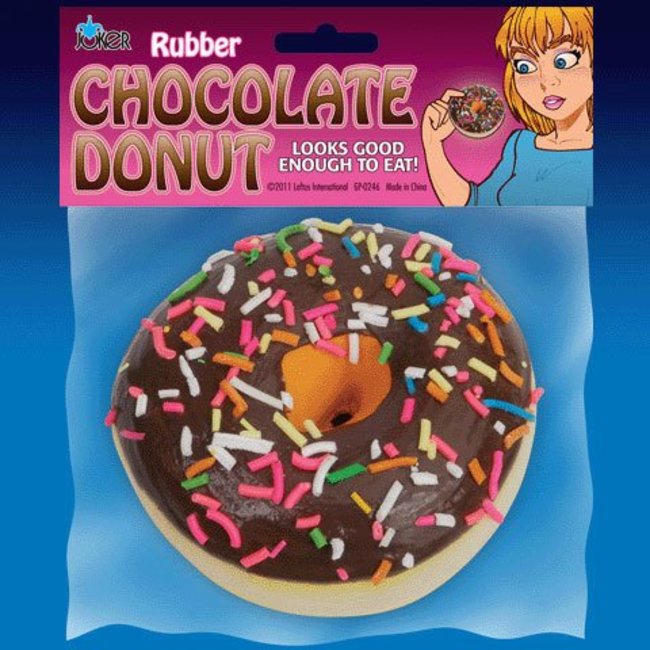 Rubber Chocolate Donut by Joker