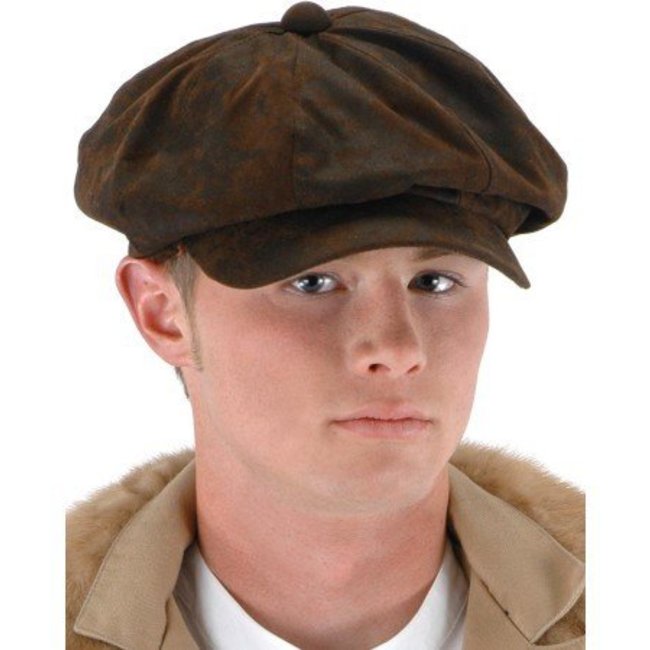 Elope Steampunk Driver Brown Suede Hat by Elope