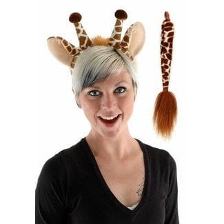 Elope Giraffe Ears And Tail Kit by Elope