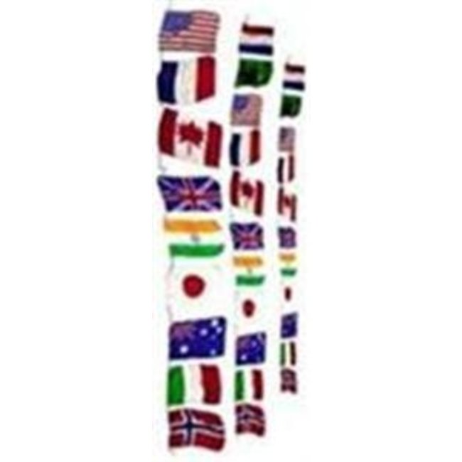 Silk - Production String Of Flags, Large by Funtime Magic