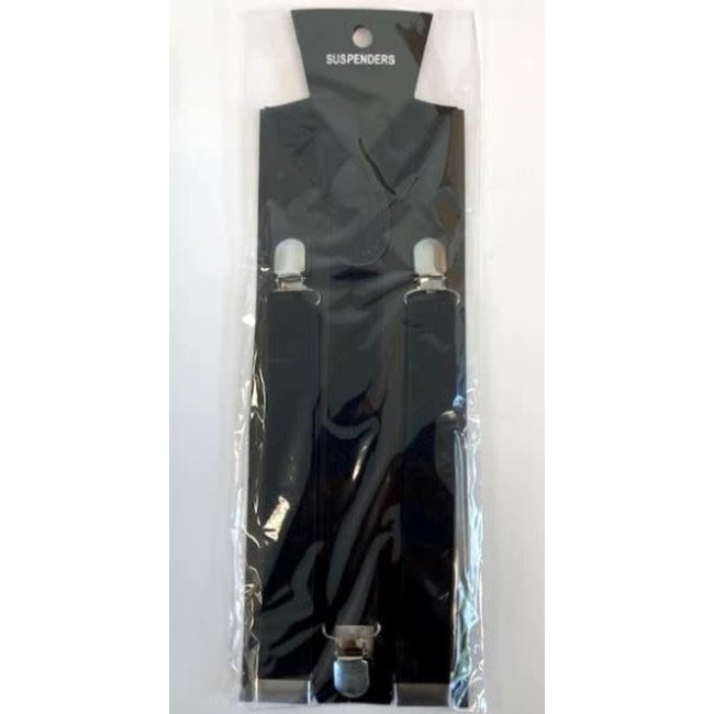 Suspenders 1 inch Black