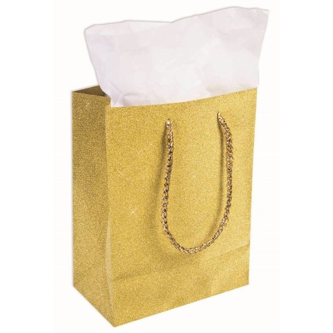 Forum Novelties Diamond Gift Bag, Gold
