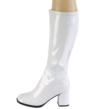 Pleaser Gogo Boots White Size 8