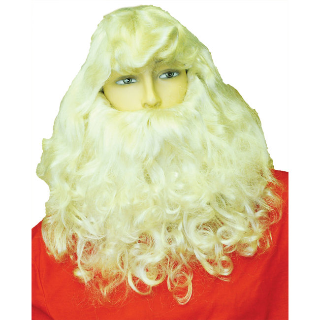 Morris Costumes and Lacey Fashions Superb Santa Wig And Beard Set (/202)