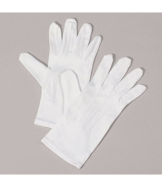 Halco White Gloves Nylon Deluxe - One Size
