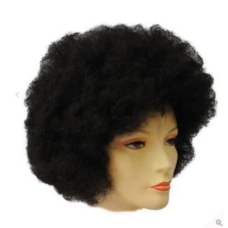 Morris Costumes and Lacey Fashions Afro Bargain, Black - Wig