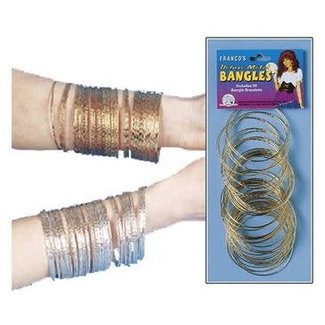 Deluxe Gypsy Bangels Bracelets  Gold/Silver