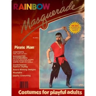 Pirate Man Adult One Size by Rainbow