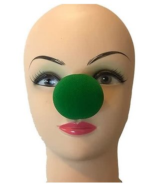 St. Patricks Day Green Sponge Clown Nose
