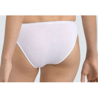 Lycra Womens Briefs One Size White