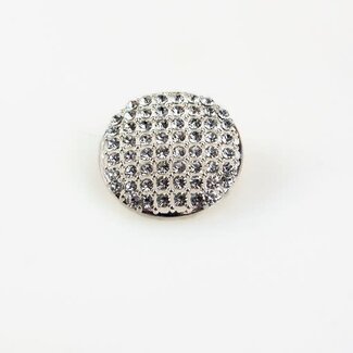 1920s Rhinestone Brooch - Silver 4309S