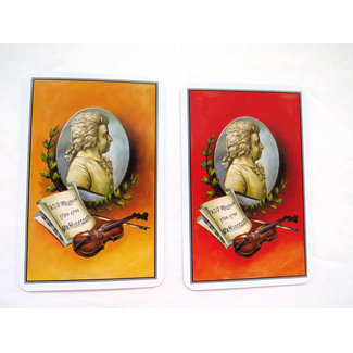 VINTAGE NEW Mozart Playing Cards Double Deck by Ferd Piatnik Sons