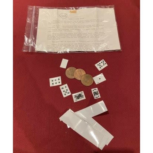 Card and Coin Trick by Bob Little Guaranteed Magic