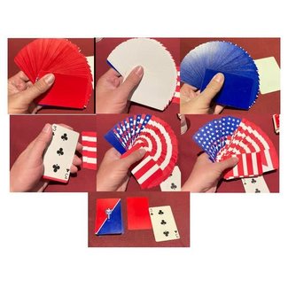American Flag Tappered Fanning Deck