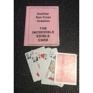 The Incredible Edible Card By Ron Frost