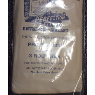 USED Vintage Berland's Perfection Sealed Envelope From Wallet 3 Routines