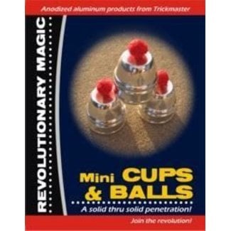 Mini Cups and Balls - Anodized Aluminum by Trickmaster Magic