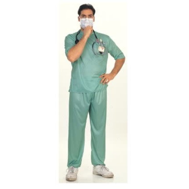 Rubies Costume Company E.R. Surgeon -Standard Size Fits up to a 44