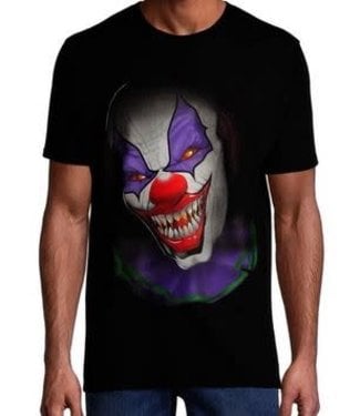 Creepy The Clown Tee Shirt Size Lg 42-46