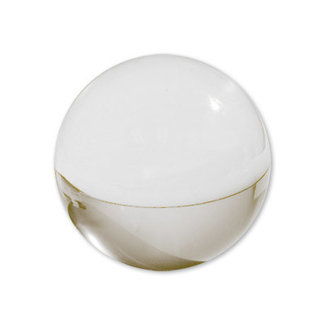 Contact Juggling Ball Acrylic- CLEAR- 76mm