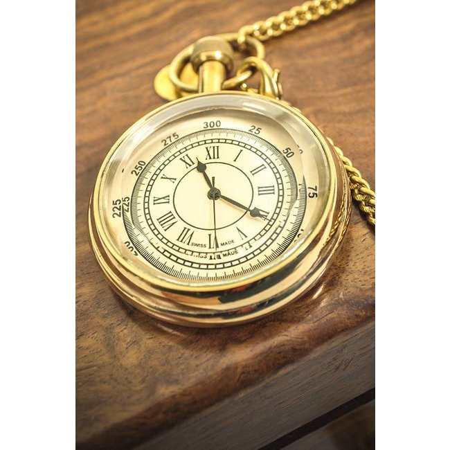 Pocket Watch, Clear Face - Gold by Western Fashion Inc.