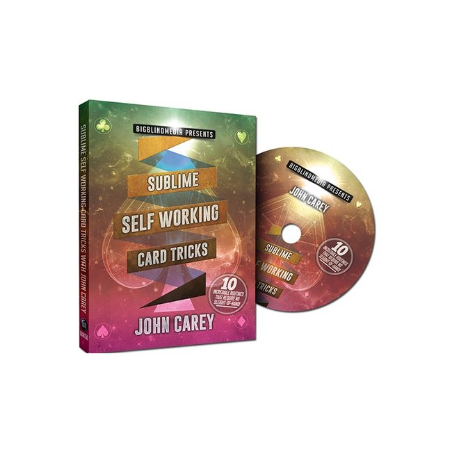 DVD  - Sublime Self Working Card Tricks by John Carey and Big Blind