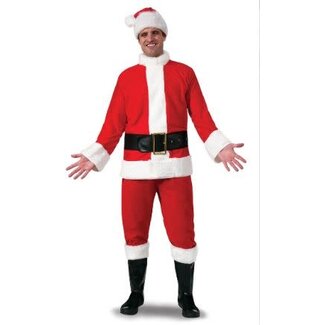 Flannel Santa Suit -Adult Standard Size