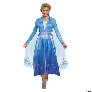 Disguise Elsa Frozen  II, Deluxe Adult - Med 8-10