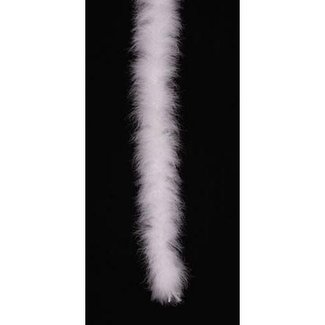 Hairbow Center Full Marabou Feather Boa - 2 Yards - White, Adult Unisex, Size: One Size