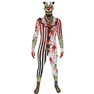 Morphsuits Zombie Clown Jaw Dropper Morphsuit Large