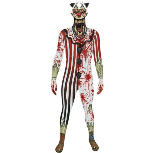 Morphsuits Zombie Clown Jaw Dropper Morphsuit Large
