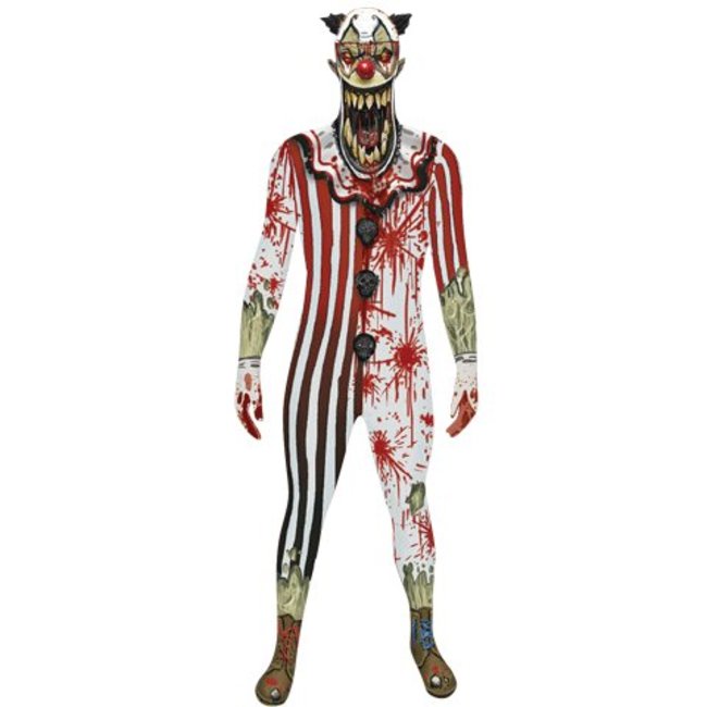 Morphsuits Zombie Clown Jaw Dropper Morphsuit XL