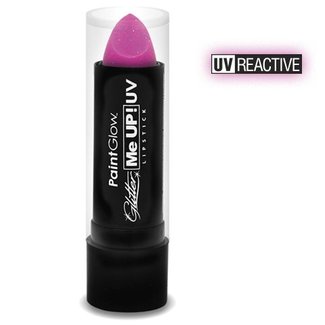 PaintGlow Candy Pink Neon UV Glitter Lipstick 5G