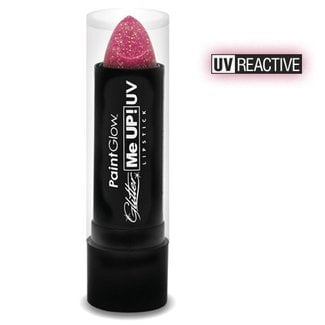 PaintGlow Champagne Pink Neon UV Glitter Lipstick 5G