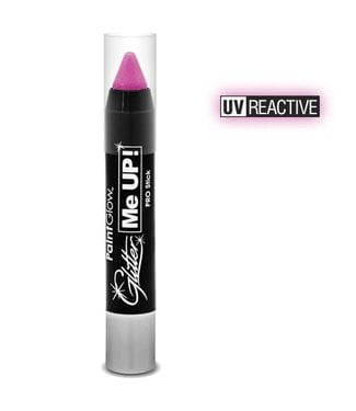 PaintGlow Candy Pink Neon UV Glitter Paint Stick 3.5G