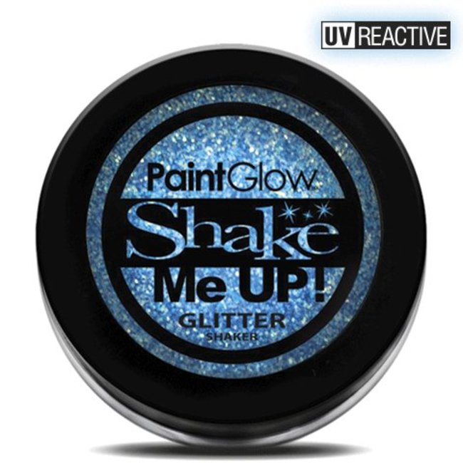 PaintGlow Ice Blue Neon UV Glitter Shaker