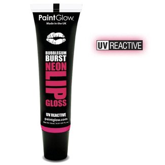 PaintGlow Bubblegum Burst Neon UV Lipgloss 15Ml