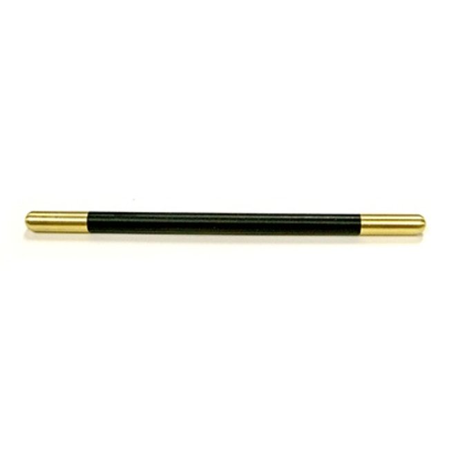 Mini Magic Wand Black w/Gold Tips, Delrin by Telic Manufacturing