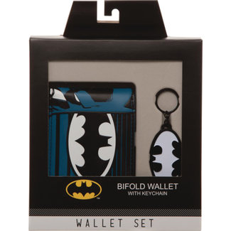 Batman Bifold Wallet Wih Keychain by Bioworld