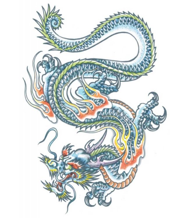 Tinsley Transfers Extra Large Dragon Tattoo