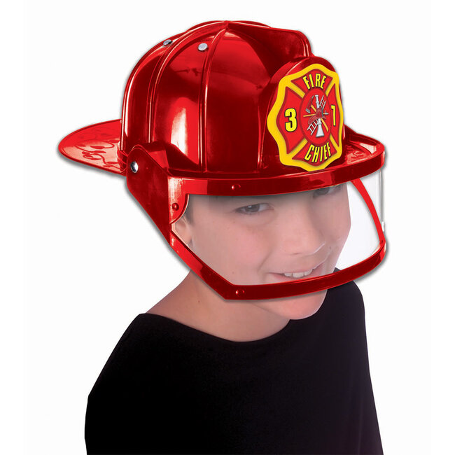 Forum Novelties Delxe Fire Hat - Red