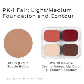 Make-Up Kit Personal Fair - Light/Medium by Ben Nye
