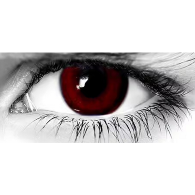 Fine And Clear Blood Red Contact Lenses